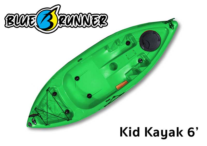 เรือคายัคเด็ก Blue runner แบบ Sit on top 1 ที่นั่ง รุ่น Kid Kayak 180