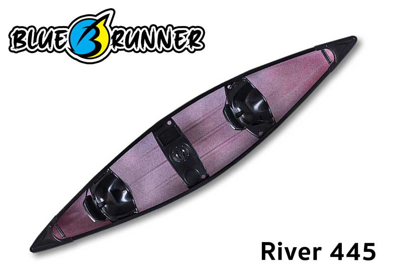 เรือแคนู Blue runner แบบ Sit on top 2 ที่นั่ง รุ่น RIVER 445