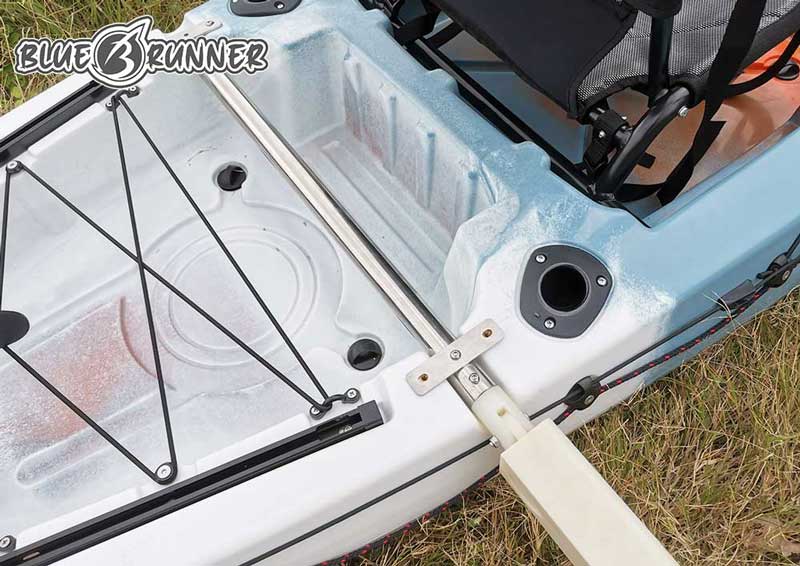 เรือคายัคตกปลา Blue runner แบบ Sit on top 1 ที่นั่ง รุ่น DRIVE ANGLER 320