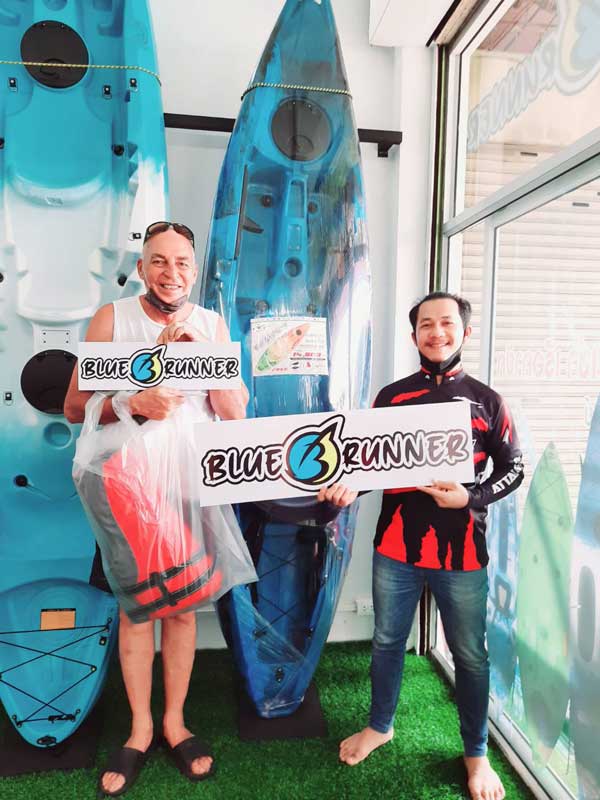 รีวิว จากลูกค้าที่ซื้อเรือคายัคจาก Blue runner