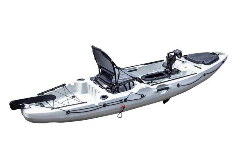 เรือคายัคตกปลาเท้าปั่น Blue runner แบบ Sit on top 1 ที่นั่ง รุ่น DRIVE ANGLER 320