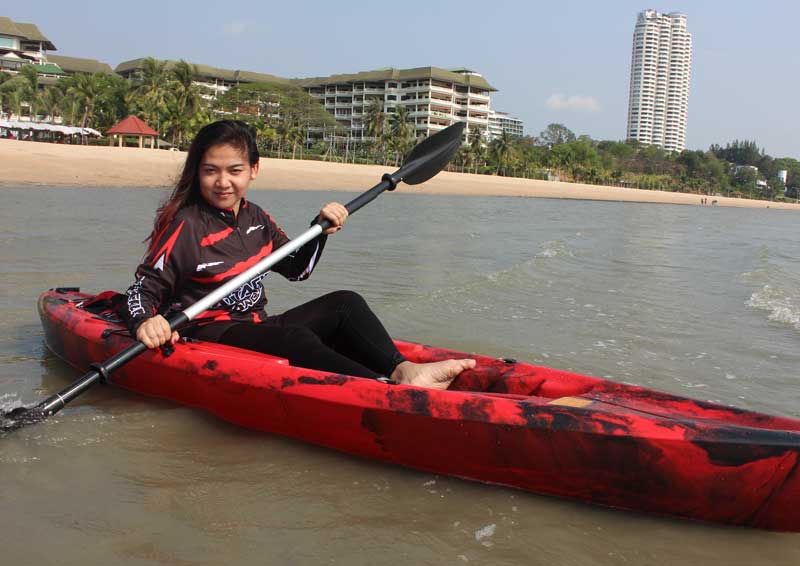 เรือคายัค Blue runner แบบ Sit on top 1 ที่นั่ง รุ่น SINGLE SEAT 271