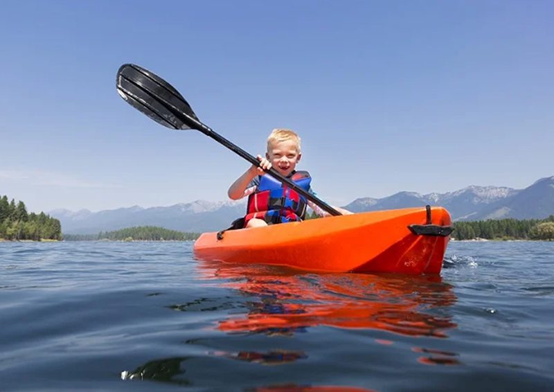 เรือคายัคเด็ก Blue runner แบบ Sit on top 1 ที่นั่ง รุ่น Kid Kayak 180