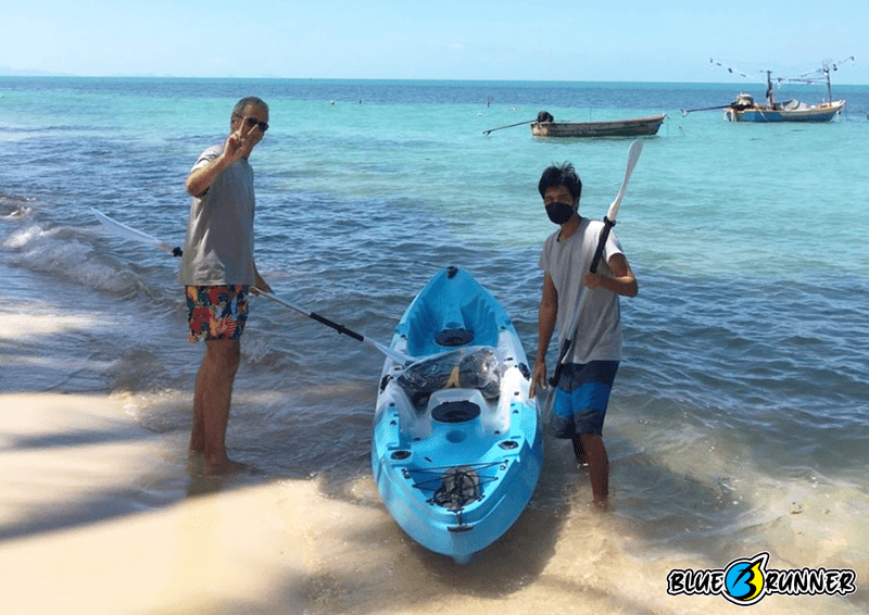 เรือคายัค Blue runner แบบ Sit on top 2 ที่นั่ง รุ่น DOUBLE SEAT 370